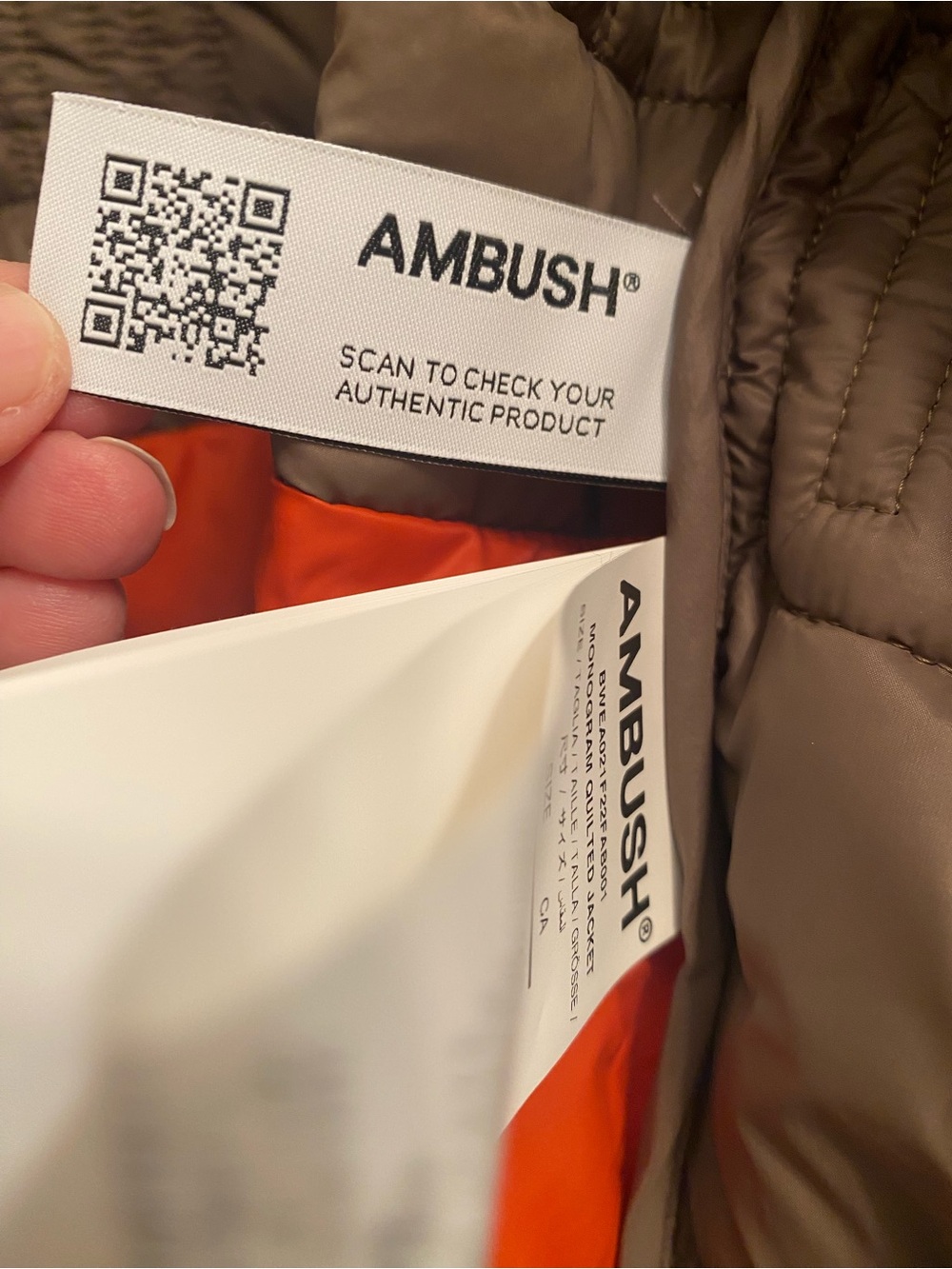 Rare Ambush Monogram Quilted Jacket. - Picture 11 of 15